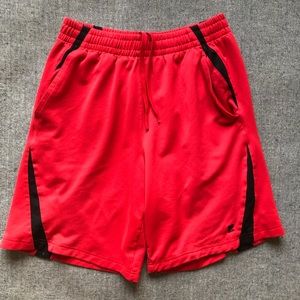 Fila red athletic shorts